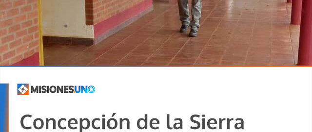 Concepción de la Sierra realiza tareas de fumigación en escuelas antes del inicio de clases